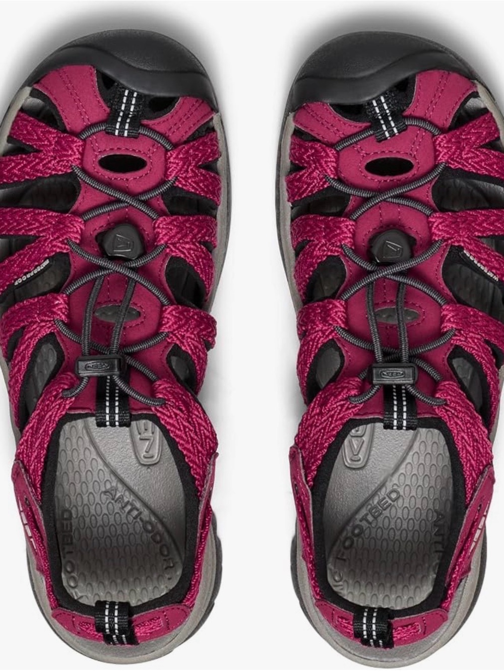 Keen Women's Whisper Pink Strappy Outdoor Adventure Sandals - Picture 5 of 11